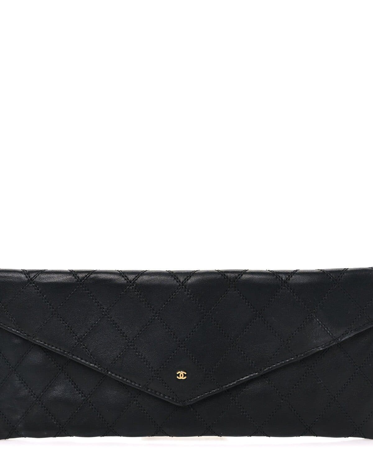 Satin evening clutch photographed on a neutral ground